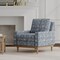 Blue Stain Resistant Performance Pet Friendly Abstract Woven Pattern Upholstery Fabric by The Yard - SKU: Malibu Pacific